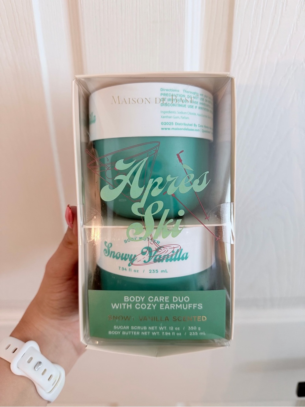 Maison de Beauté Après Ski Snowy Vanilla Body Care Duo – Mint